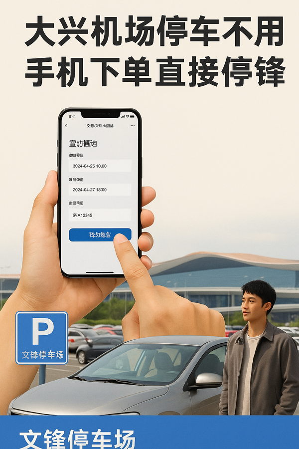 文鋒停車(chē)車(chē)主全程可視化，大興機(jī)場(chǎng)停車(chē)過(guò)程自己掌控