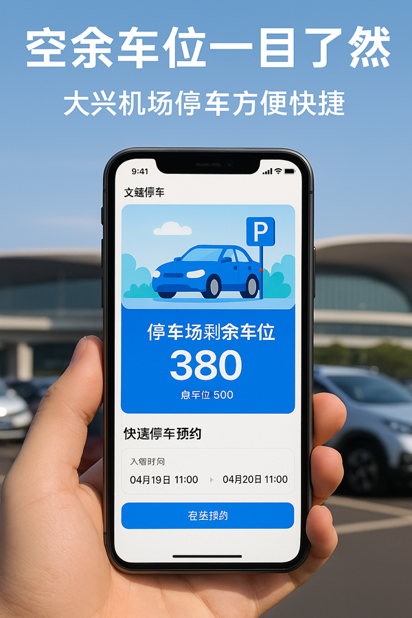 大興機場自駕停車，從此不再擔心“排隊+等待”